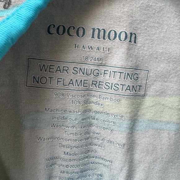 Coco moon 18-24 jammies - Picture 2 of 2